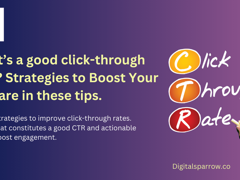 good click-through rate