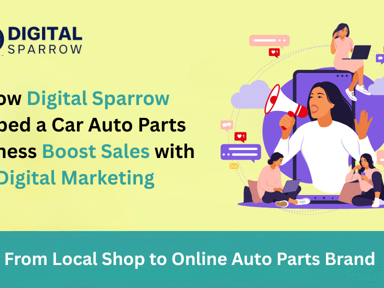 digital marketing for auto parts, online branding for car parts business, social media marketing for local business, eCommerce growth case study, online car parts business strategy, small business digital growth