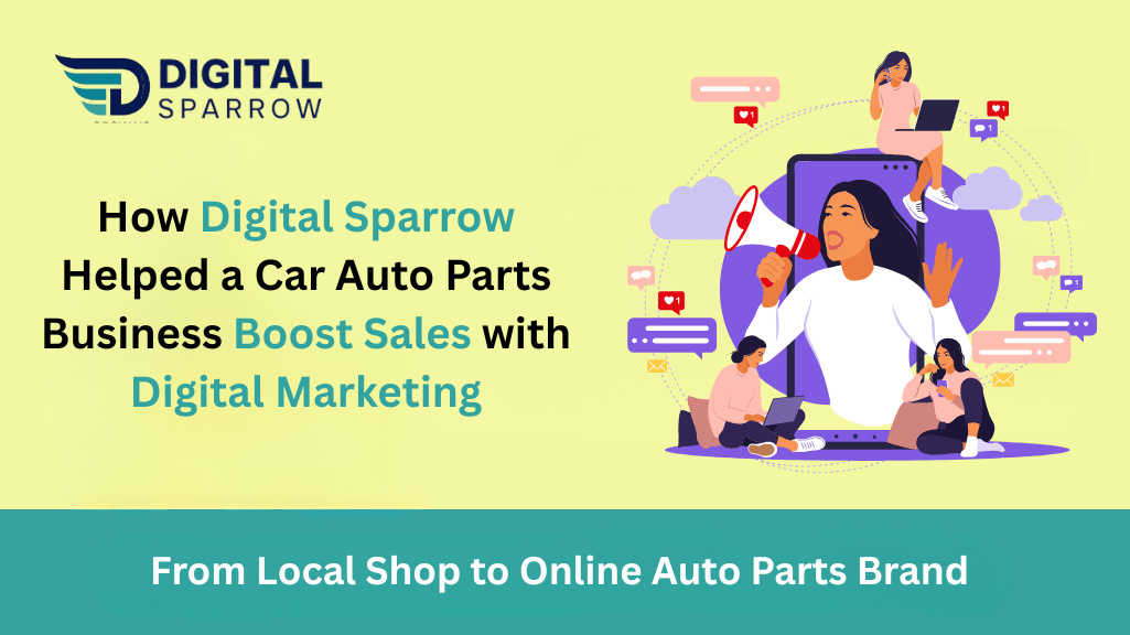 digital marketing for auto parts, online branding for car parts business, social media marketing for local business, eCommerce growth case study, online car parts business strategy, small business digital growth